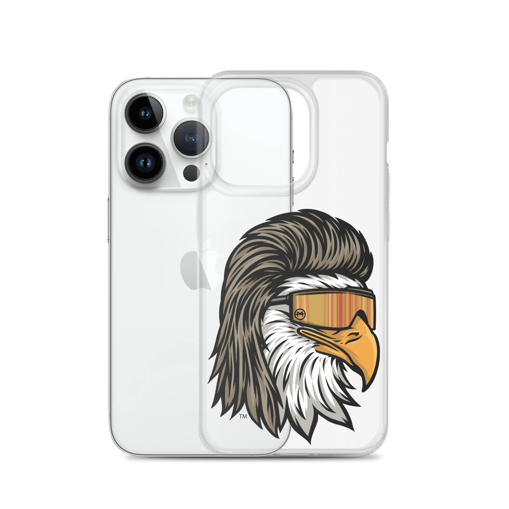 Eagle Mullet iPhone Case - Clear