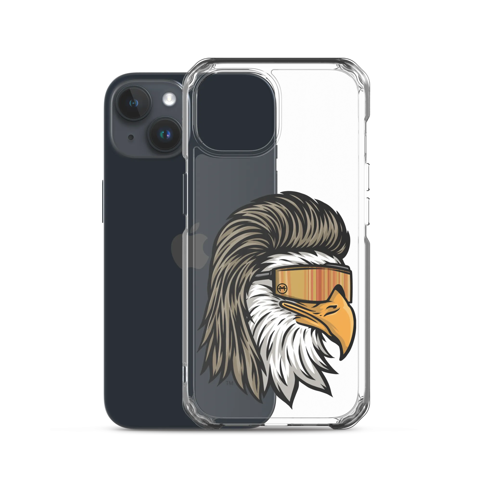 Eagle Mullet iPhone Case - Clear