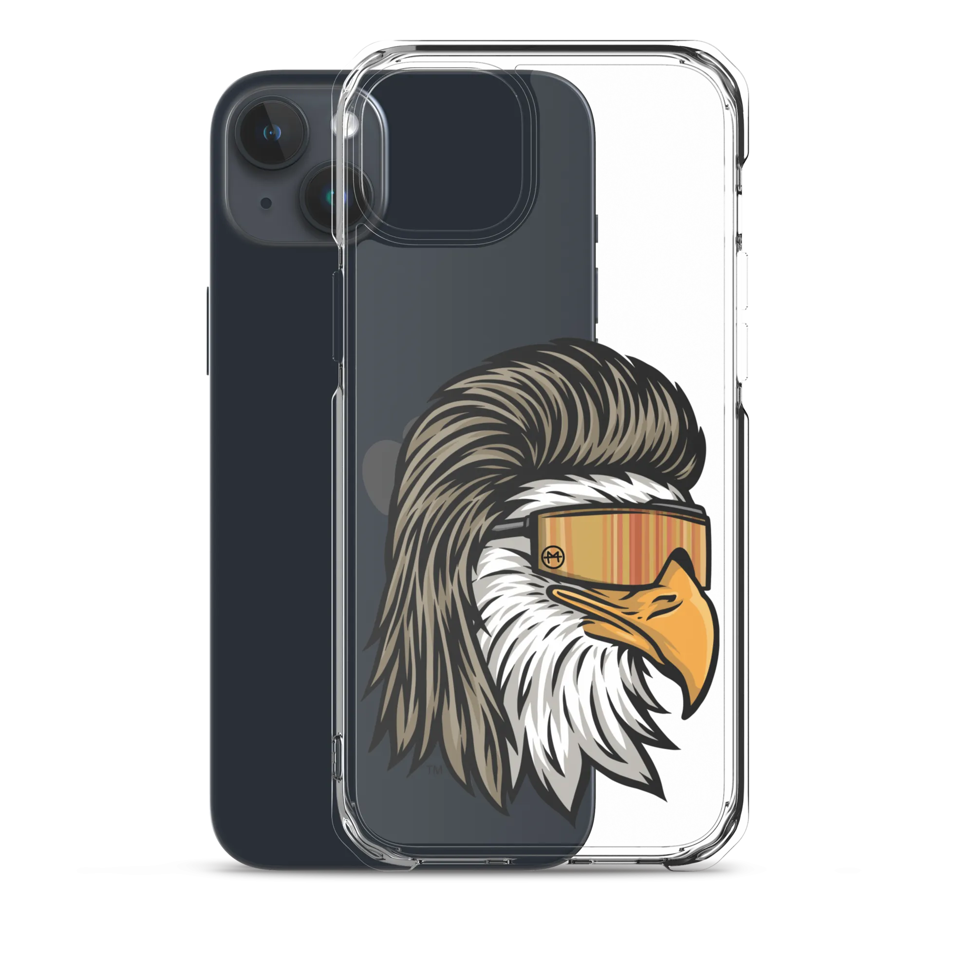 Eagle Mullet iPhone Case - Clear