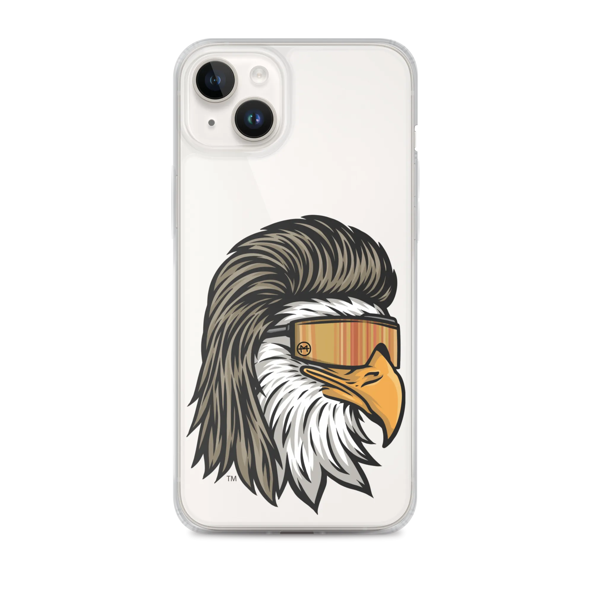 Eagle Mullet iPhone Case - Clear