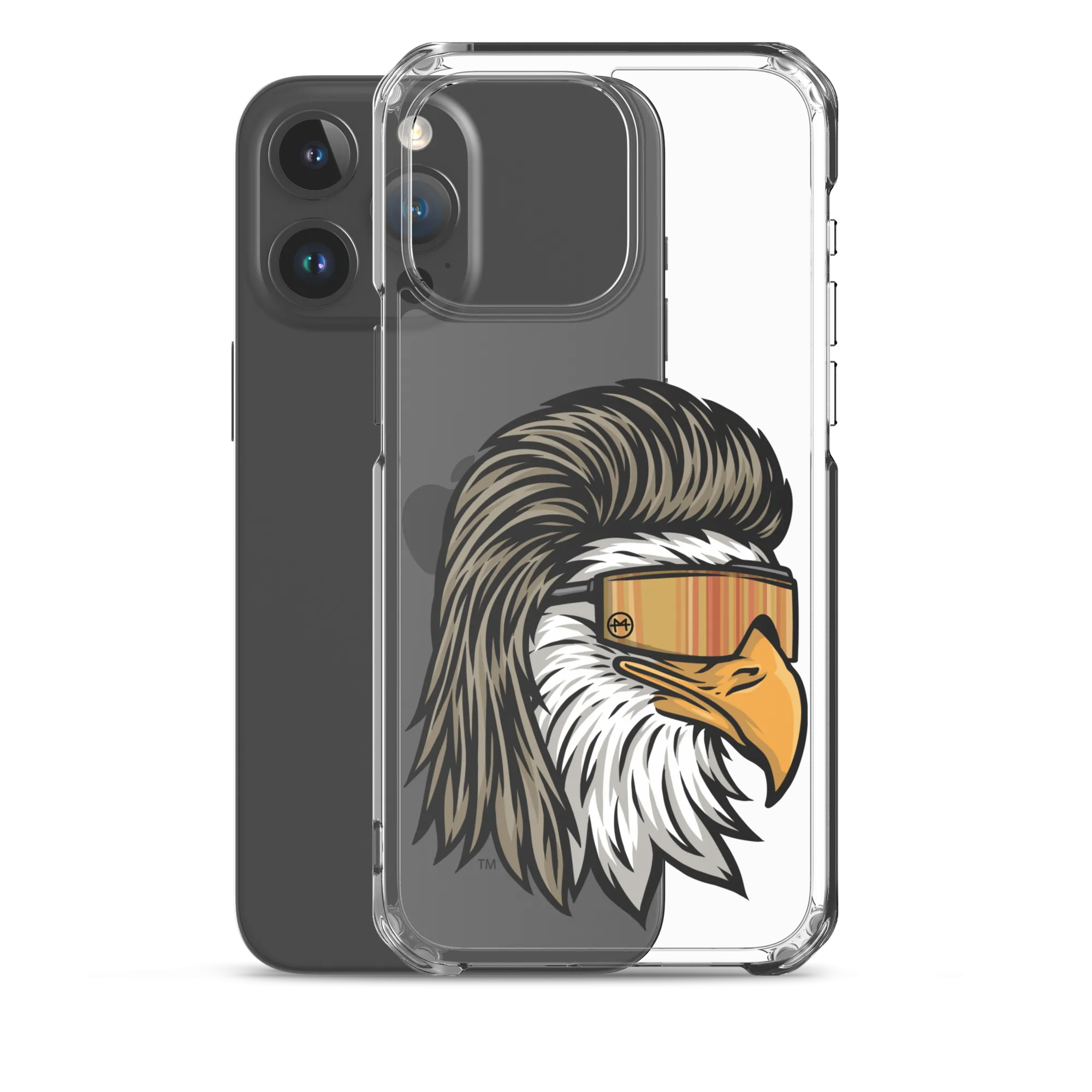 Eagle Mullet iPhone Case - Clear