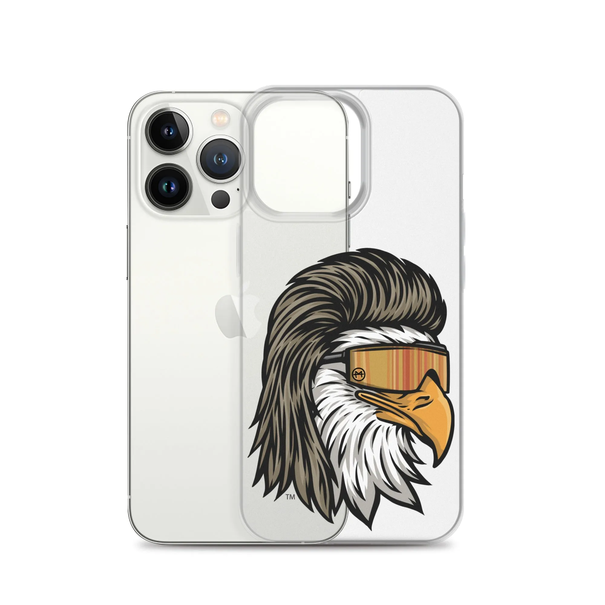 Eagle Mullet iPhone Case - Clear