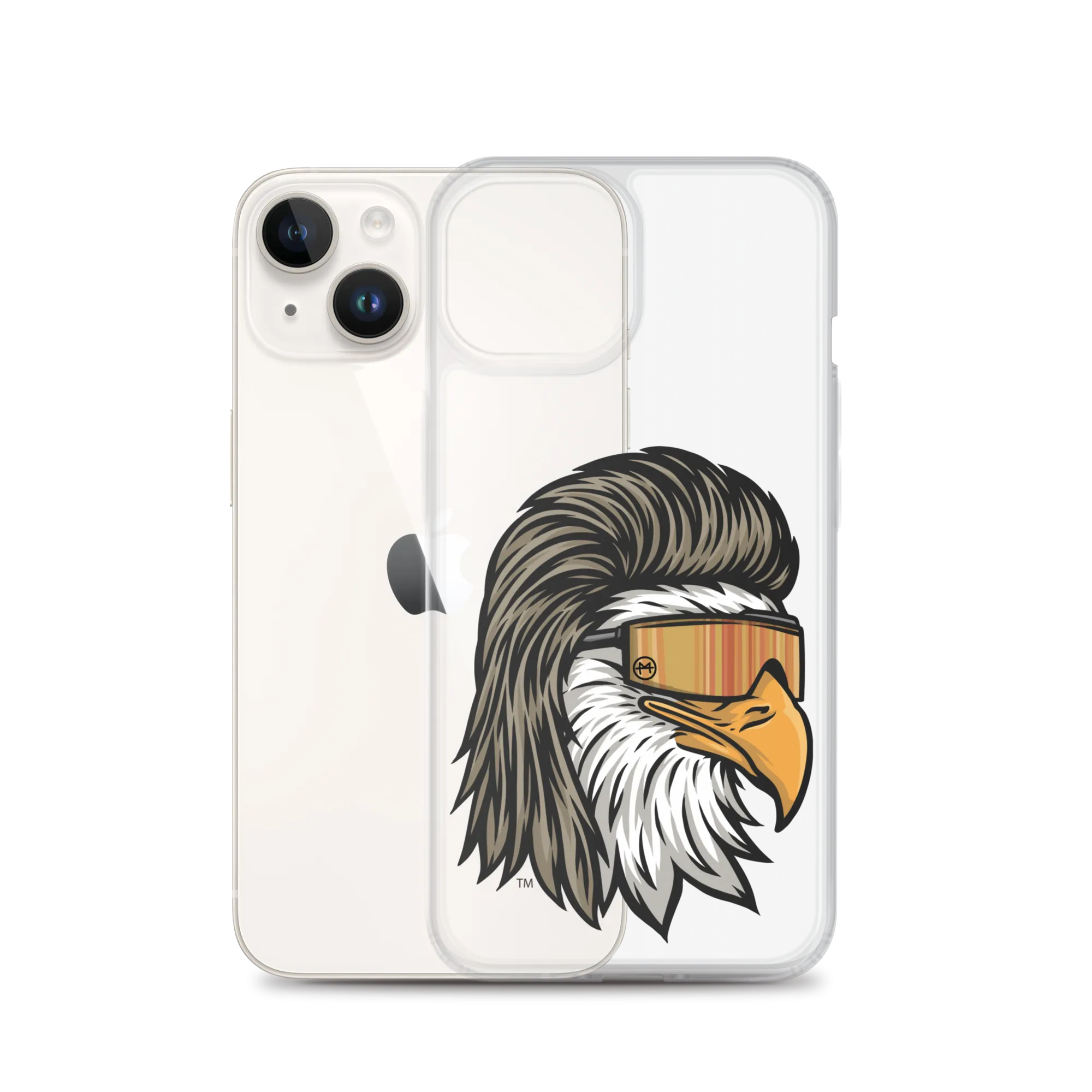 Eagle Mullet iPhone Case - Clear