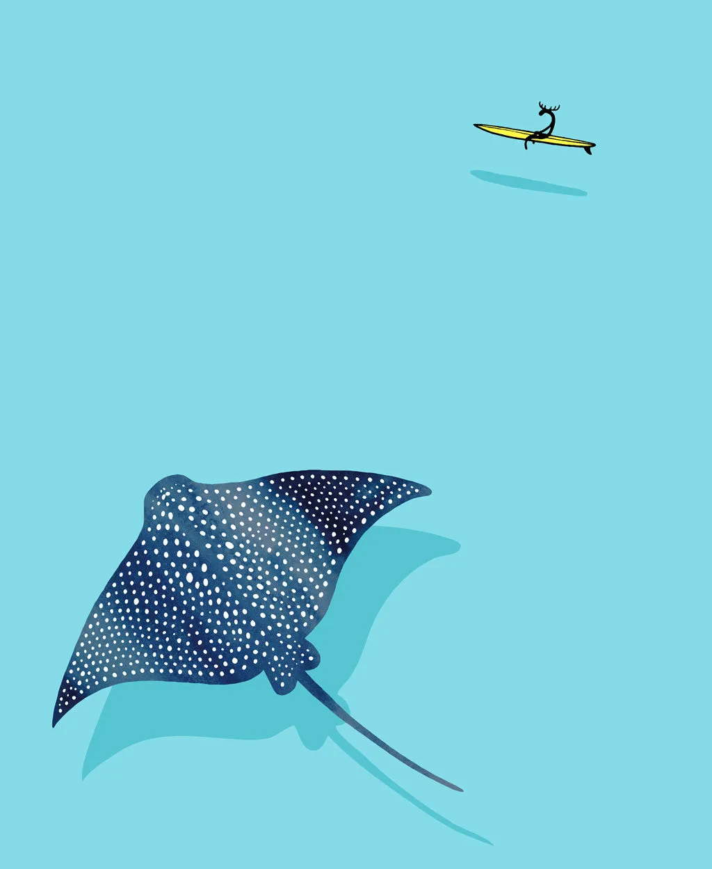 Eagle Ray - Print/ Framed Print