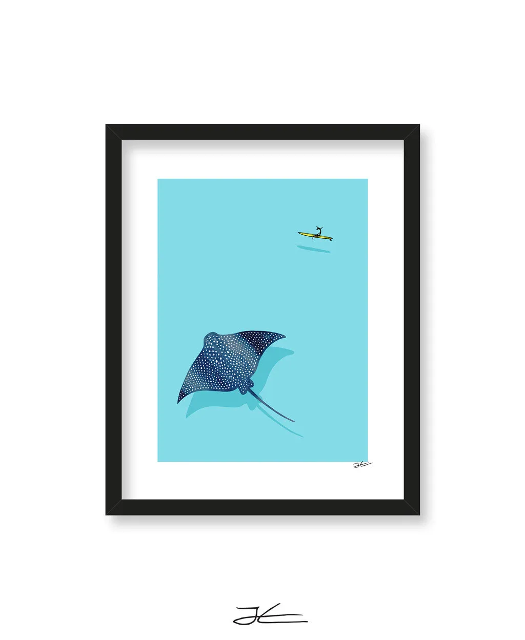 Eagle Ray - Print/ Framed Print