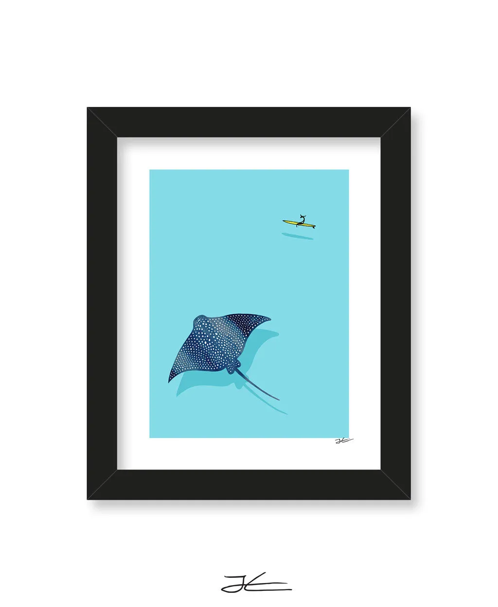 Eagle Ray - Print/ Framed Print