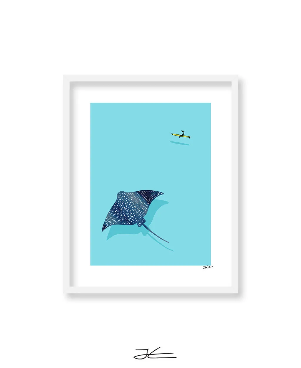 Eagle Ray - Print/ Framed Print