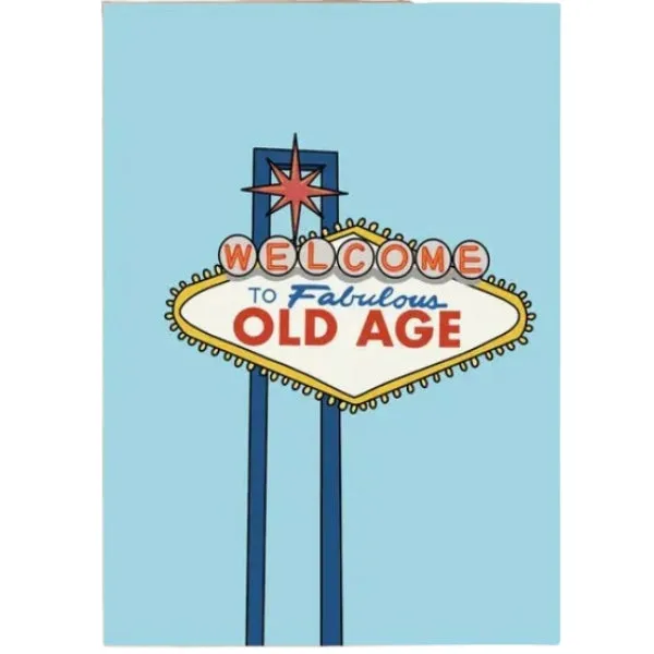 Fabulous Old Age Birthday Card