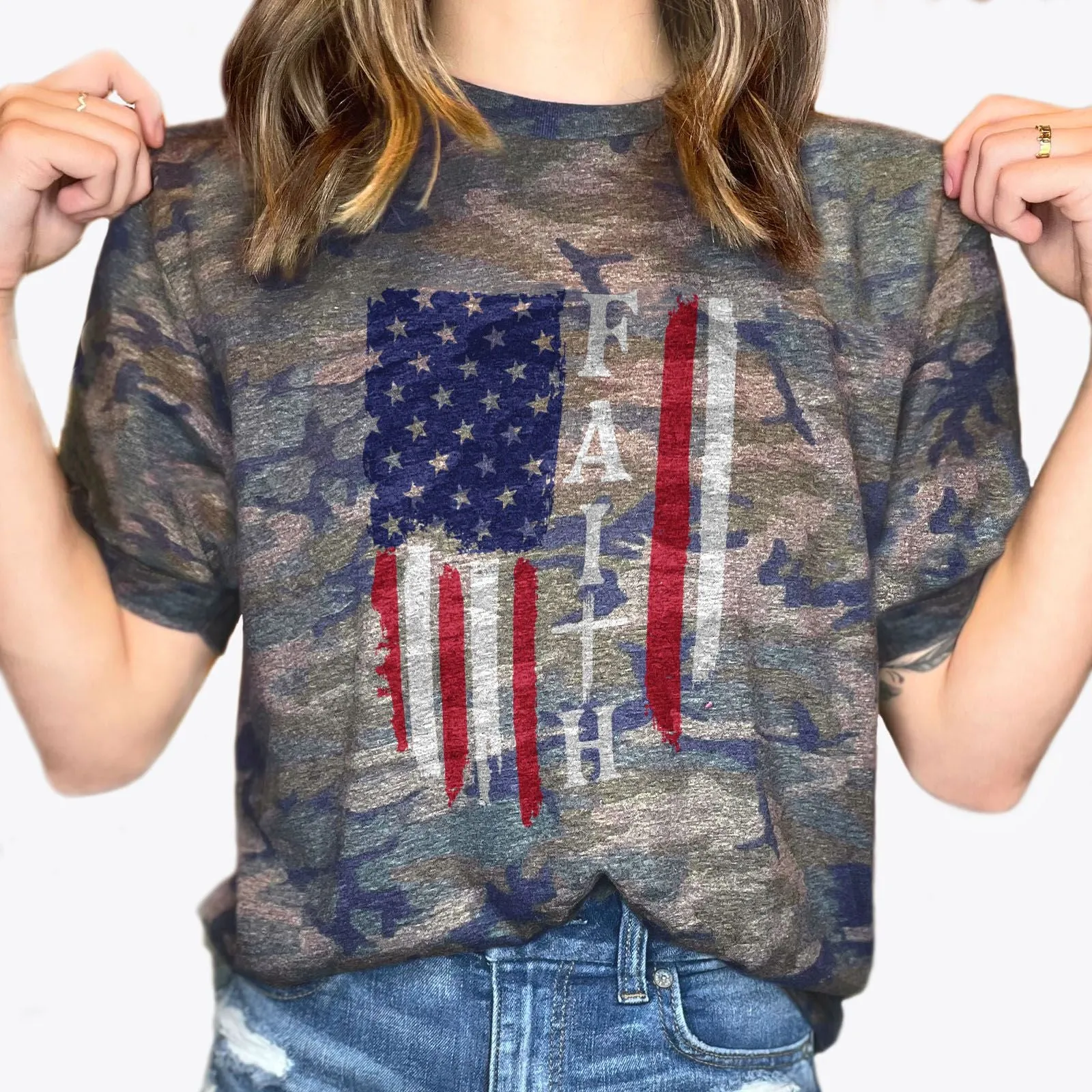 Faith American Flag Tee