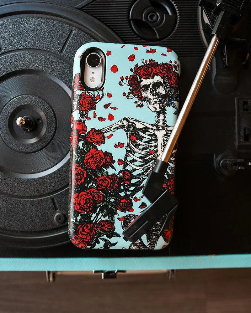 Forever Grateful | Grateful Dead Skeleton Floral Case