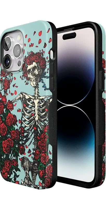 Forever Grateful | Grateful Dead Skeleton Floral Case