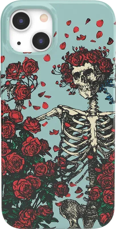 Forever Grateful | Grateful Dead Skeleton Floral Case