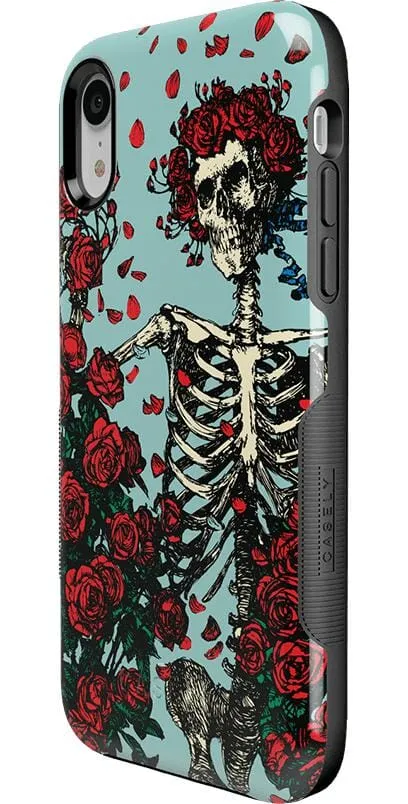 Forever Grateful | Grateful Dead Skeleton Floral Case