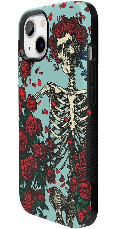 Forever Grateful | Grateful Dead Skeleton Floral Case