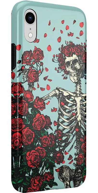 Forever Grateful | Grateful Dead Skeleton Floral Case