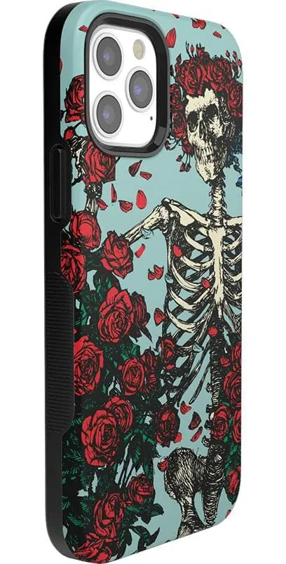 Forever Grateful | Grateful Dead Skeleton Floral Case