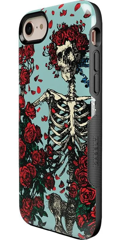 Forever Grateful | Grateful Dead Skeleton Floral Case