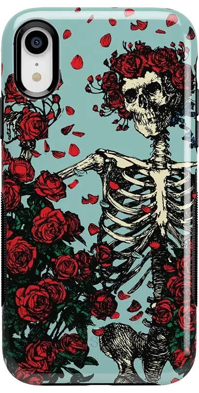 Forever Grateful | Grateful Dead Skeleton Floral Case