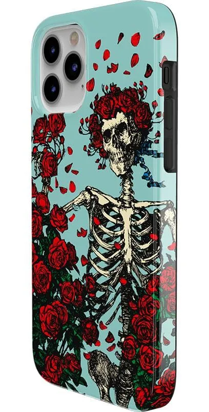 Forever Grateful | Grateful Dead Skeleton Floral Case