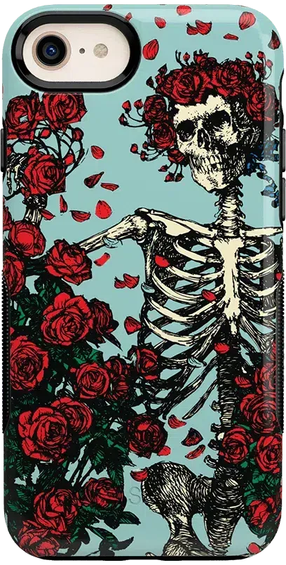 Forever Grateful | Grateful Dead Skeleton Floral Case