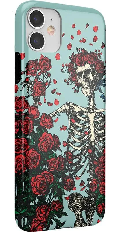 Forever Grateful | Grateful Dead Skeleton Floral Case