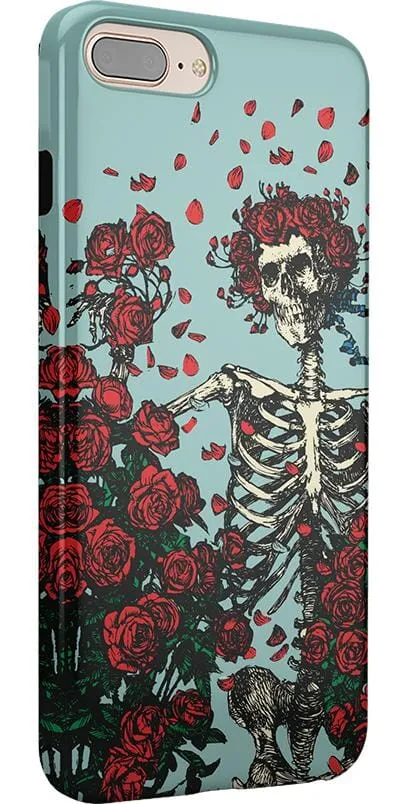 Forever Grateful | Grateful Dead Skeleton Floral Case