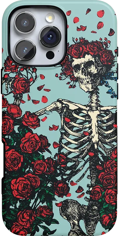 Forever Grateful | Grateful Dead Skeleton Floral Case