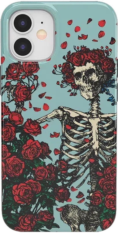 Forever Grateful | Grateful Dead Skeleton Floral Case