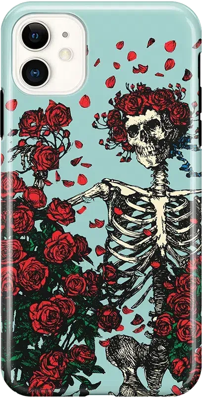 Forever Grateful | Grateful Dead Skeleton Floral Case