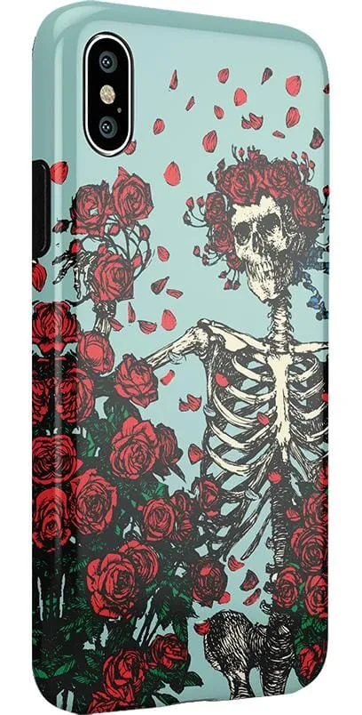 Forever Grateful | Grateful Dead Skeleton Floral Case