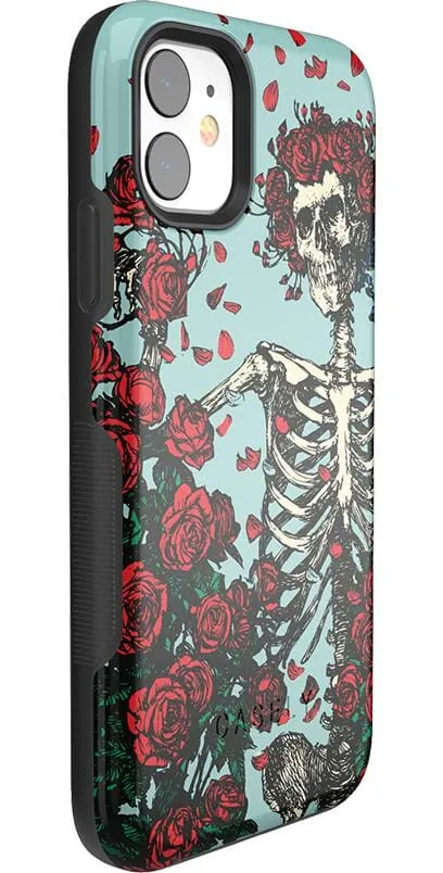 Forever Grateful | Grateful Dead Skeleton Floral Case