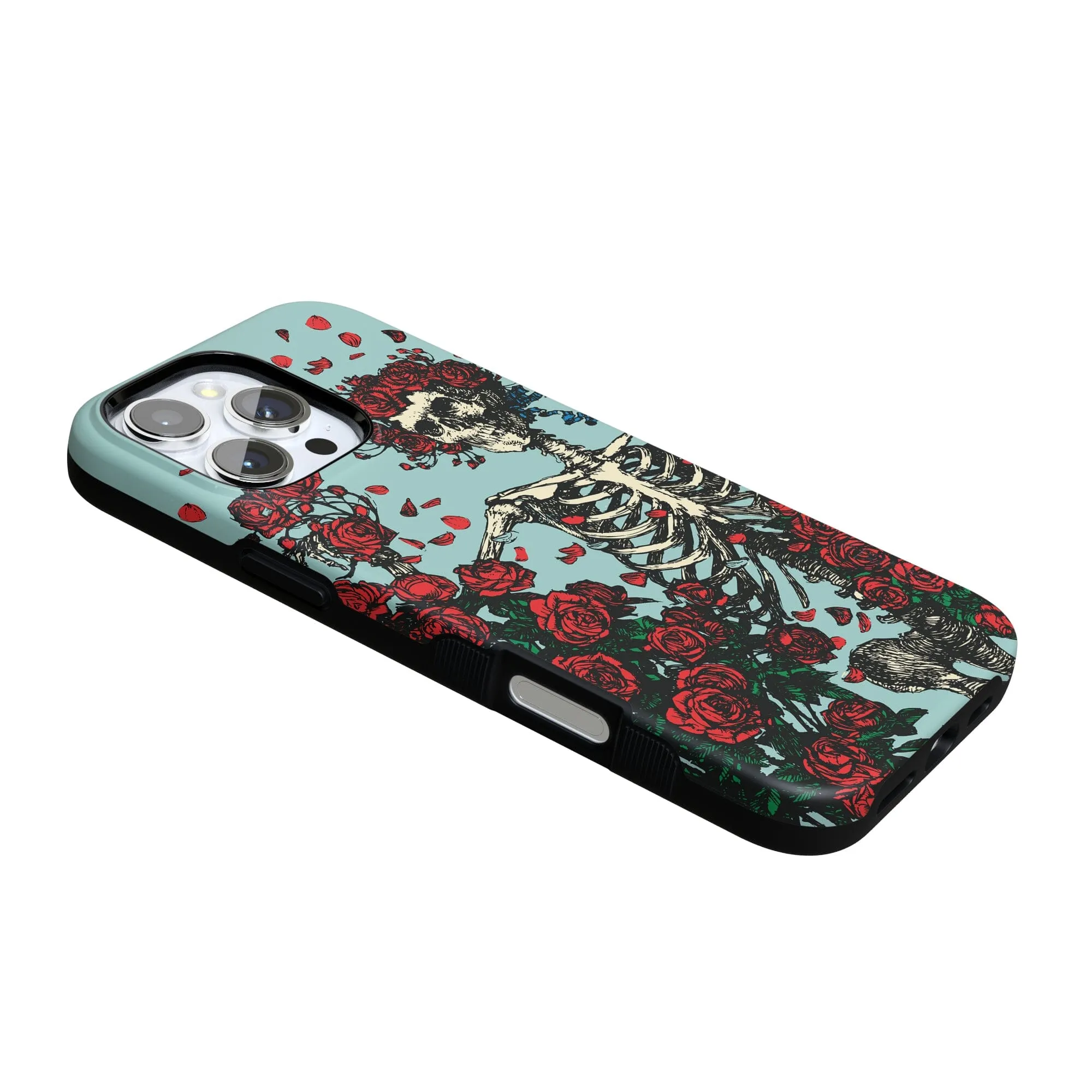 Forever Grateful | Grateful Dead Skeleton Floral Case