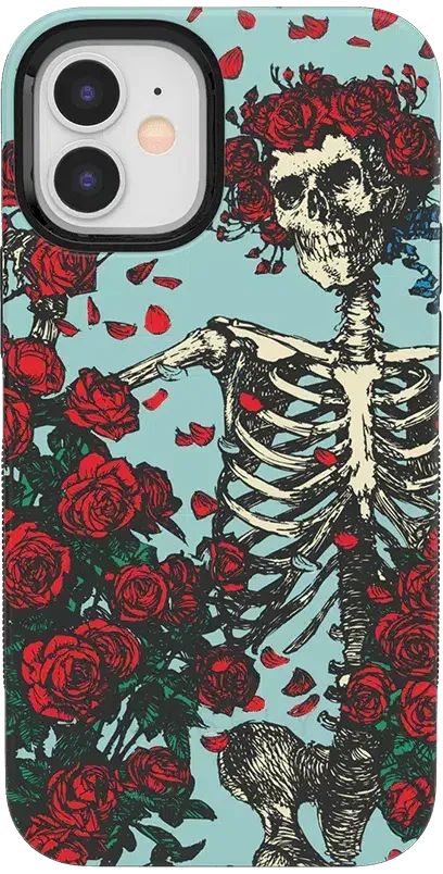 Forever Grateful | Grateful Dead Skeleton Floral Case