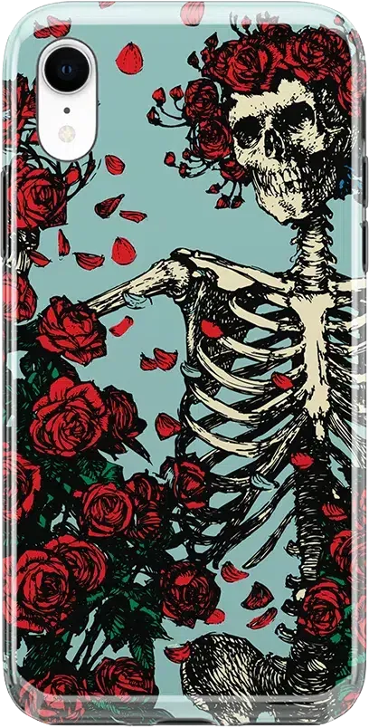 Forever Grateful | Grateful Dead Skeleton Floral Case