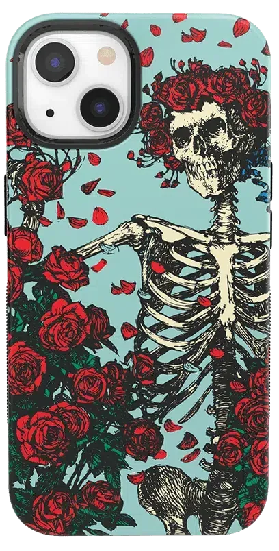 Forever Grateful | Grateful Dead Skeleton Floral Case