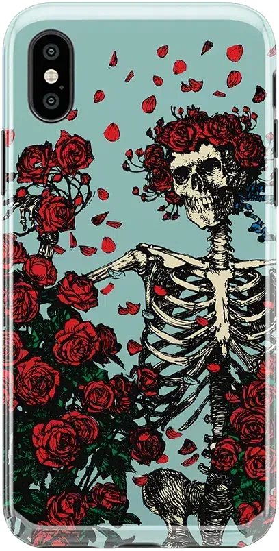 Forever Grateful | Grateful Dead Skeleton Floral Case