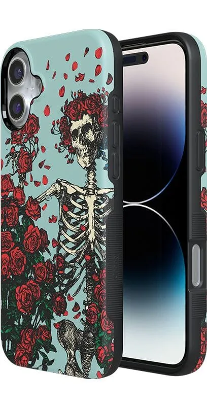 Forever Grateful | Grateful Dead Skeleton Floral Case