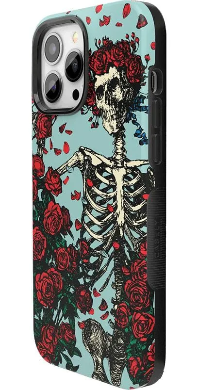 Forever Grateful | Grateful Dead Skeleton Floral Case