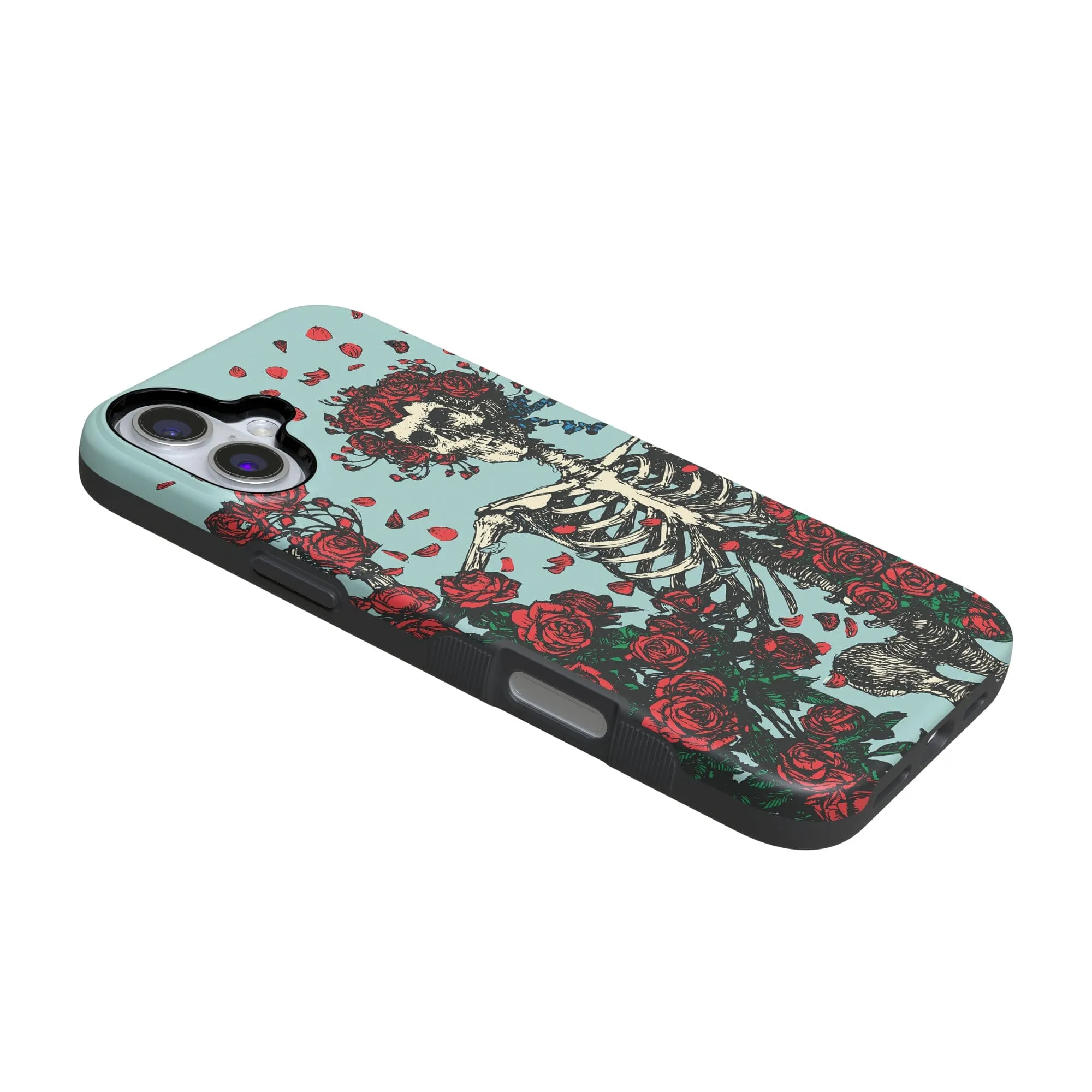 Forever Grateful | Grateful Dead Skeleton Floral Case