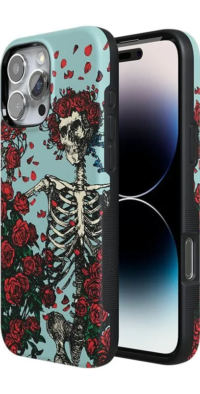 Forever Grateful | Grateful Dead Skeleton Floral Case