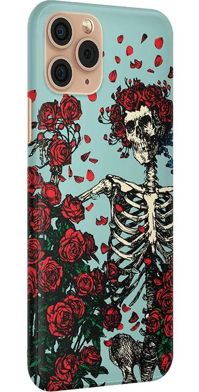 Forever Grateful | Grateful Dead Skeleton Floral Case