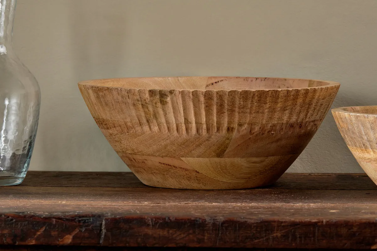 Gavivi Mango Wood Bowl - Natural