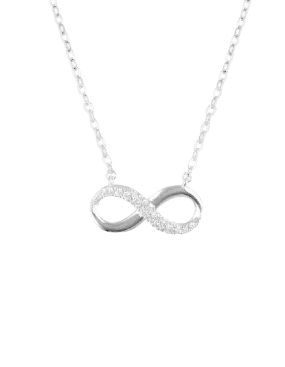 Georgini Forever Infinity Pendant w/ CZ - Silver