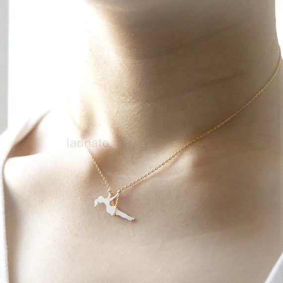 Girl on a Swing Necklace