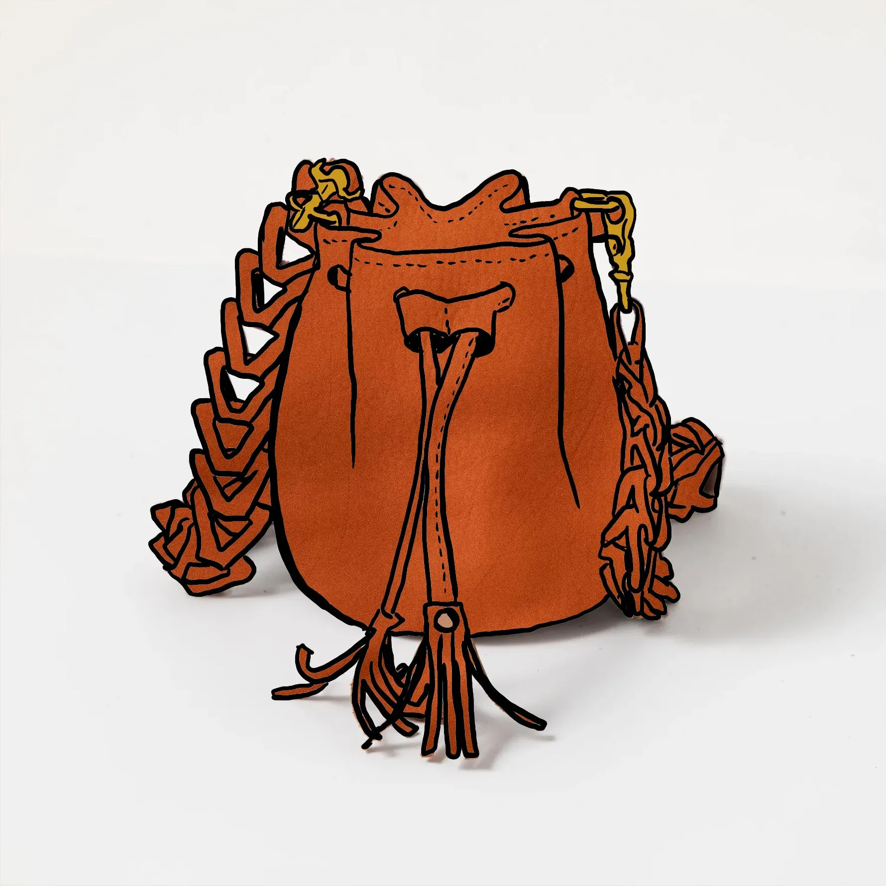 Mango Dearborn Mini Bucket Bag