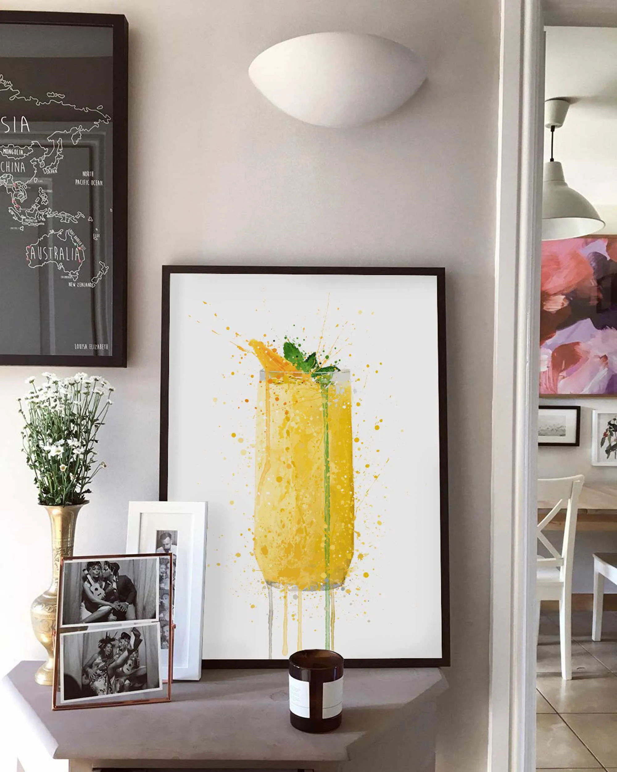 Mango Lassi Wall Art Print