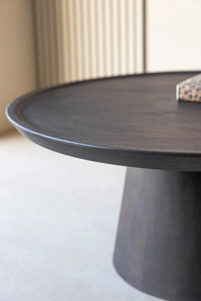 Mango Wood Coffee Table In Walnut