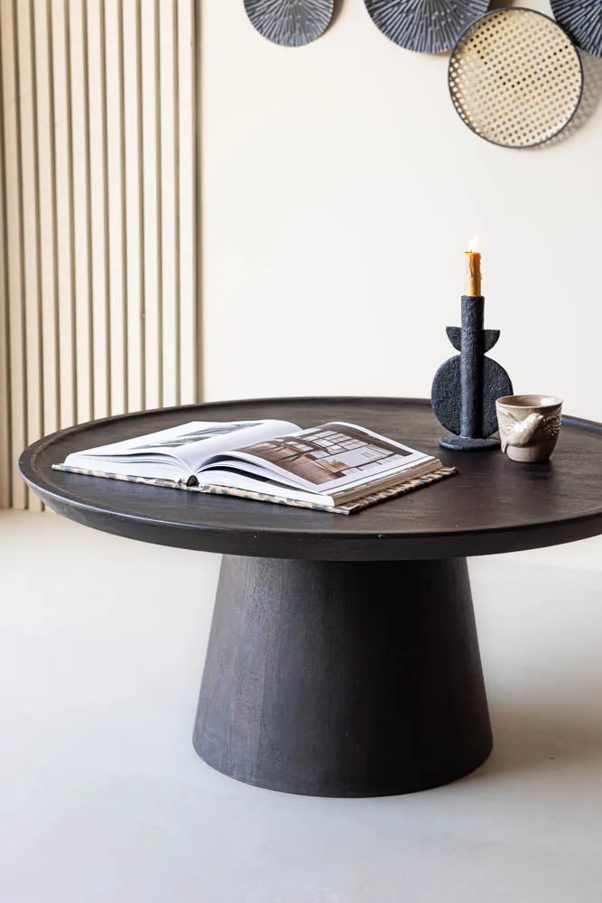 Mango Wood Coffee Table In Walnut