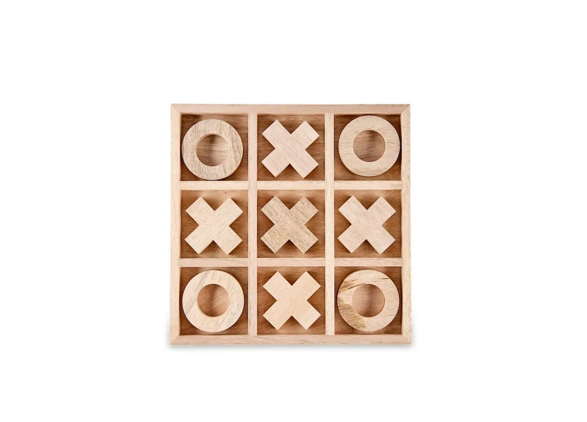 Mango Wood Noughts & Crosses