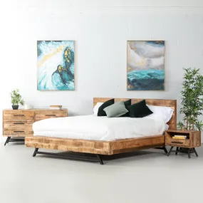 MAURA - Mango Wood Bed